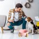thumbnail image 5 of Ceramic Round Dog Cat Bowl - Durable Ceramic Food Water Elevated Dish For Pet,with Wood Stand, 5 of 5