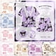 thumbnail image 2 of Conjunto de pijama con estampado de dibujos animados para niños y adultos, camisa de manga corta con lazo, Camiseta con estampado de My Melody Kuromi, ropa de verano para el hogar qiuyongming unisex, 2 of 2