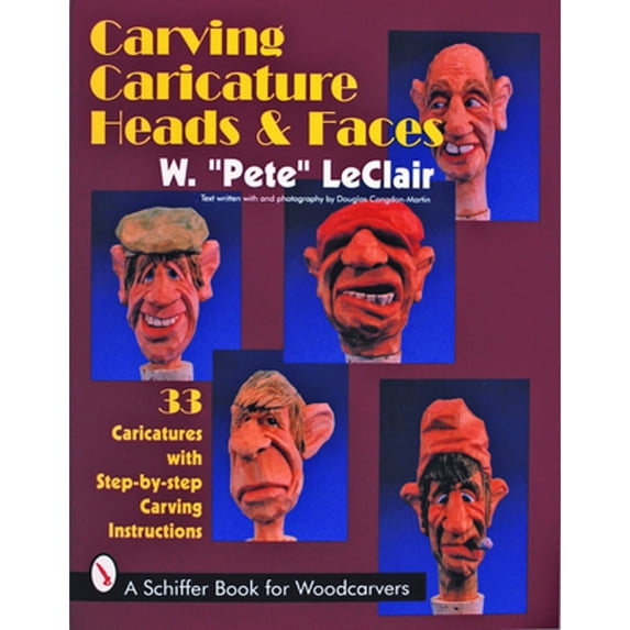 Pre-Owned Schiffer Book for Woodcarvers Carving Caricature Heads & Faces, (Paperback)