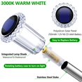 thumbnail image 2 of Luces solares exteriores DenicMic, paquete de 10, impermeables, blanco cálido 3000K, 2 of 9
