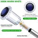 thumbnail image 2 of Luces solares exteriores DenicMic, paquete de 10, impermeables, blanco cálido 3000K, 2 of 9