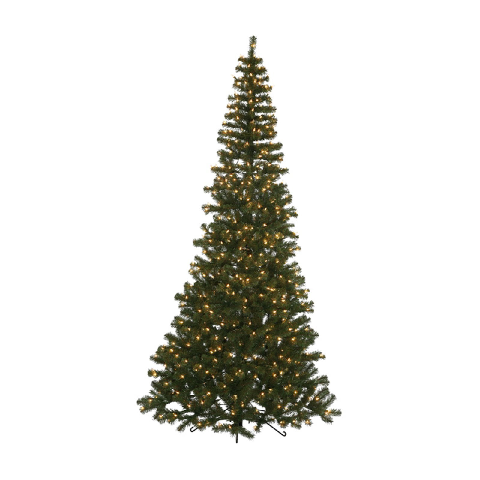 7.5 ft. Green Corner Pre-Lit Christmas Tree - Walmart.com
