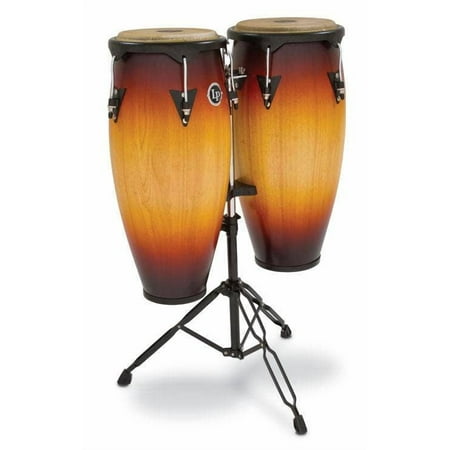 LP City Wood 10"/11" Conga Set w/ Stand - Vintage Sunburst