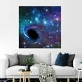 thumbnail image 3 of Idea4wall 2pcs Wormhole In Space Stick Wallpaper Removable Wall Murals Large Wall Stickers for Home Decoration, 48"x48", 3 of 5