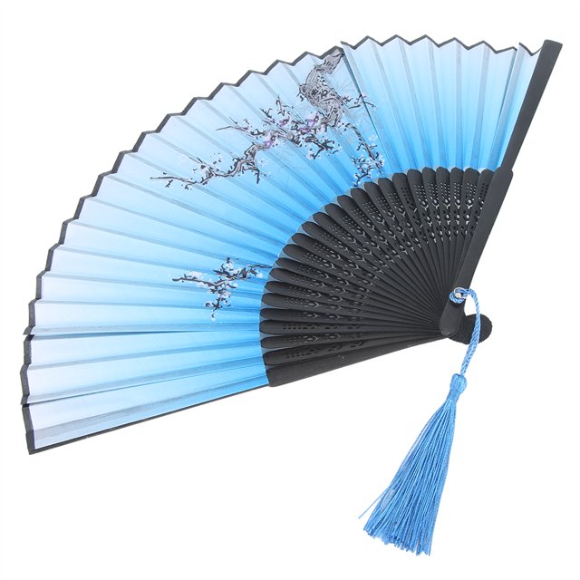 Bamboo Exquisite Handheld Folding Hand Fan, Fan, For Hot Day Summer Type 3