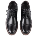 thumbnail image 1 of Zapatos de hombre sin cordones Nikou informales con suela de goma elegantes de vestir para oficina color negro 42, 1 of 15