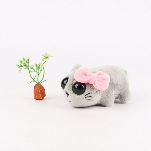 Jouet en Peluche Hamster / Nouvelles Poupées en Peluche Hamsters 2024 / Jouet en Peluche Hamster Mignon et Doux avec Son de Violon Intégré / Accessoires et Fournitures de Fête pour Enfants