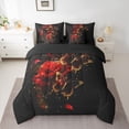 thumbnail image 2 of Castle Fairy Female Floral Rose Bedding Comforter Set,Romantic Festival Queen Bedding Sets, 2 of 8