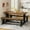 Black, variant on Tribesigns  47"  Modern Kitchen Room Table Set, 3-Piece Wood Dinner Table for Kitchen, White & Brown
