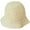 Beige, variant on CoCopeaunts Straw Bucket Hats for Women New Folding Outdoor Beach UV Protection Basin Hat for Lady Solid Color Bowler Cap