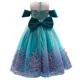 thumbnail image 3 of Vestido de princesa de tul YONGSHENG para niñas pequeñas sirena color Verde, 3 of 5