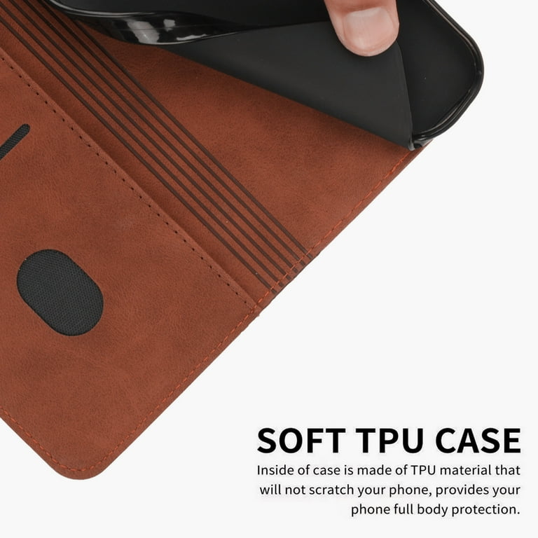 Case for Samsung F12 Wallet style magnetic leather split - Main Image