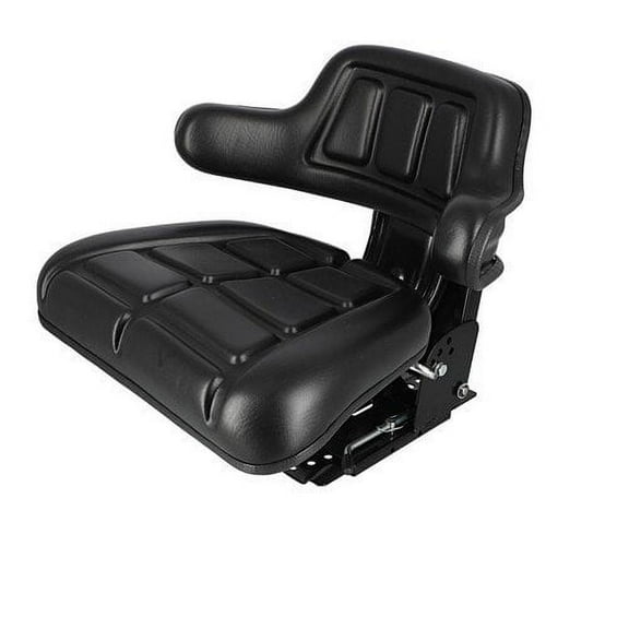 Seat Assembly - Grammer Style Flip-up Vinyl Black fits FIAT 80-66 0278205