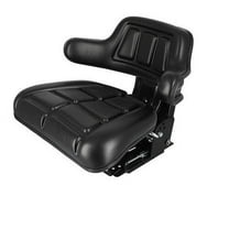 Seat Assembly - Grammer Style Flip-up Vinyl Black fits FIAT 80-66 0278205