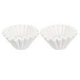 thumbnail image 3 of 50PCS Unbleached Coffee Filter Natural Paper Cones Cups Coffee Strainer Tool for Coffee Machine (White), 3 of 8