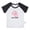 Short Black Raglan T-shirt #B, variant on Am I Cute Funny T shirt For Baby, Newborn Babies Animal Pig T-shirts, Infant Tops, 0-24M Kids Graphic Tees Clothing (Long Black Raglan T-shirt, 0-6 Months)