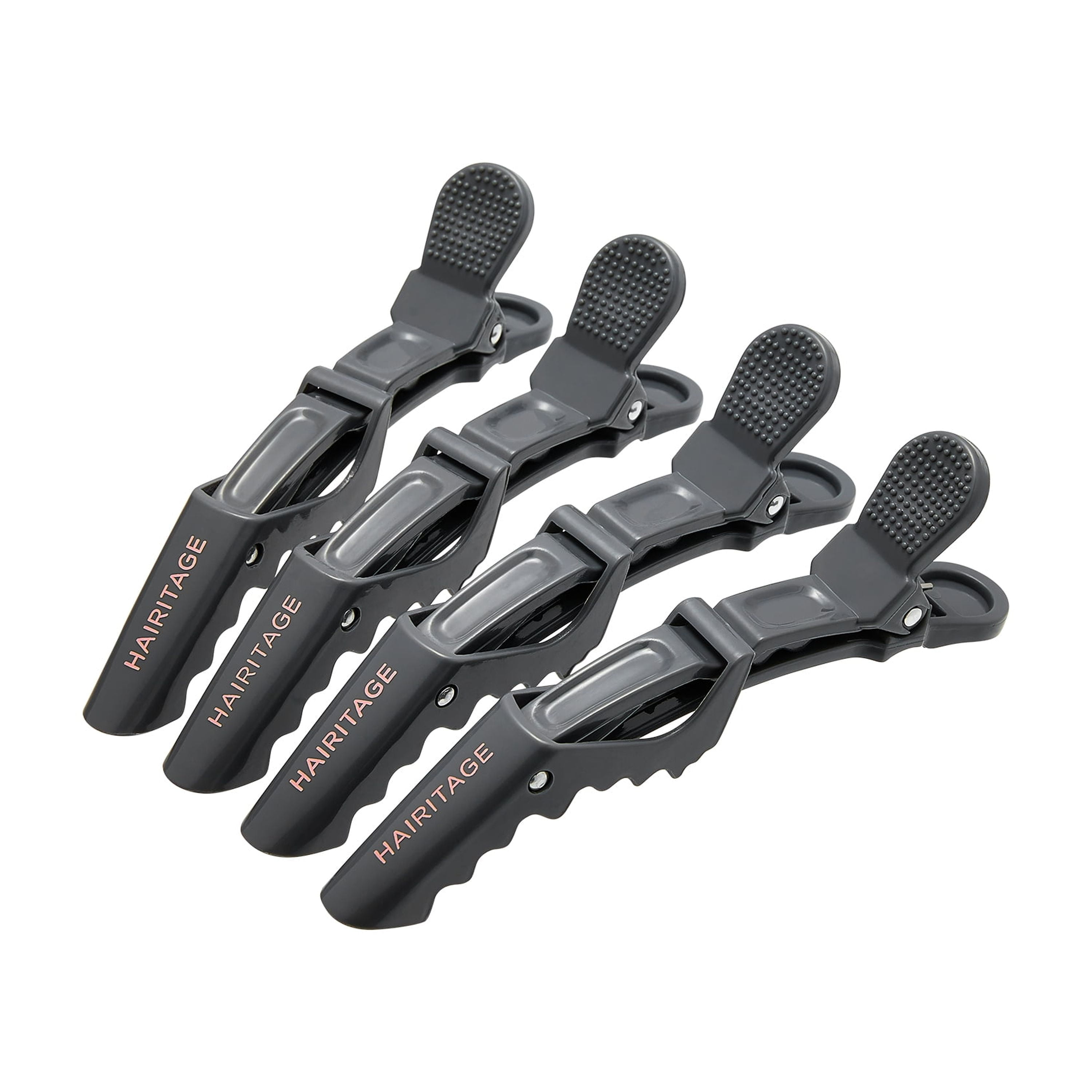 Hairitage Out of My Way Alligator Hair Clips 5.5 inch, 4 PC, All Ages