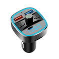 thumbnail image 2 of Reproductor de mp3 para coche T25, transmisor y receptor de FM con Bluetooth, cargador para coche, cargador para coche, manos libres, teléfono, música, 2 of 3