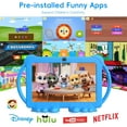thumbnail image 5 of Kids Tablets 7 inch, Android 12 Tablet for Kids, 4GB RAM 32GB ROM, 512GB Expandable, with Parental Control, Google Certified Toddler Tablet, WiFi, Bluetooth, Dual Camera with Silicone Case, 5 of 6