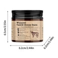 thumbnail image 2 of Ganfancp Beef Tallow And Honeys Balm For Skin Grass Fed Beef Tallow Whipped With Honeys Face Body Moisturizer Infused With Manuka Honeys Beeswax Olive Oil Ofertas Flash Liquidación 1 X Crema de Miel, 2 of 7