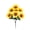 C, variant on 1 Pc 11.81" Short Stem Artificial Sunflowers Bouquet, 5 Heads Jumbo Bloom Silk Fake Flowers Bush for Farmhouse Kitchen Counter Decor, Sunset Yellow