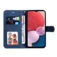 thumbnail image 2 of Wallet Case for Samsung Galaxy A13 5G, Buisiness Luxury PU Leather Credit Card Slots Holder Kickstand Magnetic Clasp Phone Cover with Soft Silicone Inner Shockproof Drop Resistant Case,Blue, 2 of 8
