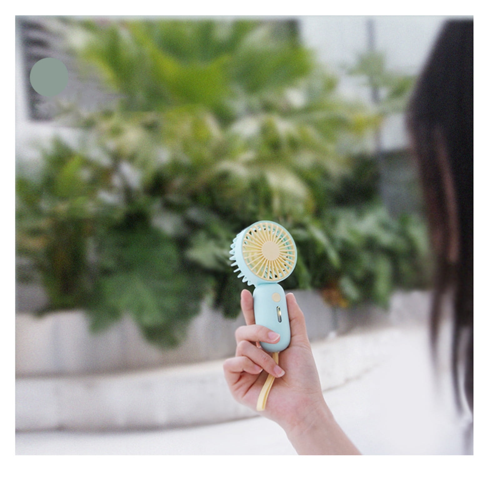 Stijggn Mini Fan Handheld, Cooling Wind Pro 3 Speed Settings Small and Powerful Up to 12 Working Fan Wagon Crib Bike Kitchen Treadmill Gift for Women/Men K*ids