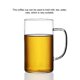 thumbnail image 3 of Advancent Taza de vidrio resistente al calor, tazas de café, té, leche, jugo, cerveza, taza transparente con asa, tazas de restaurante, regalo Teteras, 3 of 6