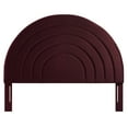 thumbnail image 6 of Modway Solana Arched Performance Velvet Queen Headboard in Mulberry, 6 of 7