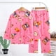 thumbnail image 4 of Pijamas de Otoño/Invierno para niñas, conjunto de 2 uds. De ropa para niños, bata infantil de franela, juegos de ropa de lana, 4 of 4