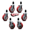 thumbnail image 2 of Regency 600CASTER6 5 Inch Replacement Caster Set with Brakes – Service Caster, 2 of 2