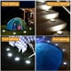 thumbnail image 5 of Paquete de 4 luces solares de tierra, 10/12 luces solares LED para jardín, luces de paisaje impermeables para exteriores, 5 of 5