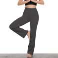 thumbnail image 1 of Soki Pantalons Droits Taille Haute pour Femmes Pantalons Décontractés avec Poches, 1 of 6