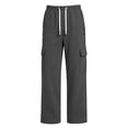 thumbnail image 5 of Mooqilaa Boys Cargo Sweatpants, Relaxed Fit Casual Multi-pocket Elastic Waist Athletic Pants Dark Gray Size 10, 5 of 5