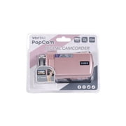 Vivitar PopCam Digital Camcorder, 48MP, Full HD 1080p Video Camera with 3 Flip Screen, 16x Digital Zoom, Built-in Microphone, Compact Vlogging Camera for Beginners, Travel, Family Recording