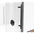 thumbnail image 6 of Elegant Kitchen & Bath SD101-6076MBK Tempered Glass & Metal Shower Door, Matte Black, 6 of 12