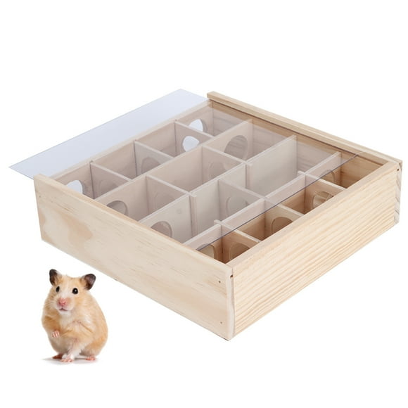 Mouse Mice Hamster Maze, Mouse Toy, Interactive with Acrylic Glass Mice for Hamster Small Pets Animals