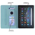 thumbnail image 4 of Allytech Case Fits Kindle Fire HD 8 & 8 Plus Tablet (10th Generation, 2020 Release),PU Leather Folio Stand Card Slot Shockproof Cover with Auto Wake/Sleep, Blue, 4 of 6