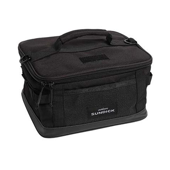 Bolsa organizadora de herramientas para camping, impermeable, multiusos. Negro