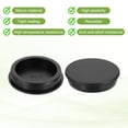 thumbnail image 3 of Uxcell Silicone Hole Plug, High Temp T Type Rubber Stopper Black 66.3mm 4 Count, 3 of 7