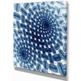 thumbnail image 2 of Grande Fleur Fractale Bleue en Forme de 3D - Impression sur Toile Florale, 2 of 3