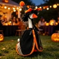 thumbnail image 4 of 7 Inch Halloween Goose Outfits Desk Outfit Mini Porch Goose Outfit for Desktop Goose Figurine Holiday Desk Goose Clothes Pointed Hat and Cape Set Witch (No Goose), 4 of 9