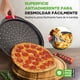 thumbnail image 5 of Charola para Pizza Antiadherente NutriChef, Bandeja Redonda de Acero al Carbono de 33cm con Agujeros para Corteza Crujiente, Mangos Ergonómicos, Segura para Horno y Lavavajillas, 5 of 6