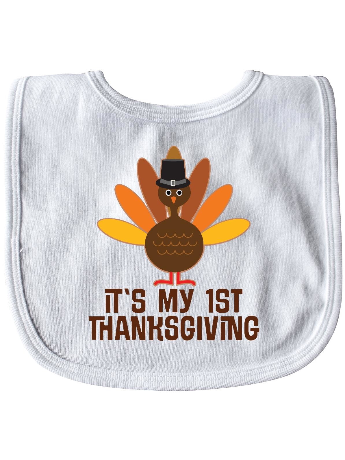 My 1st Thanksgiving turkey Baby Bib 