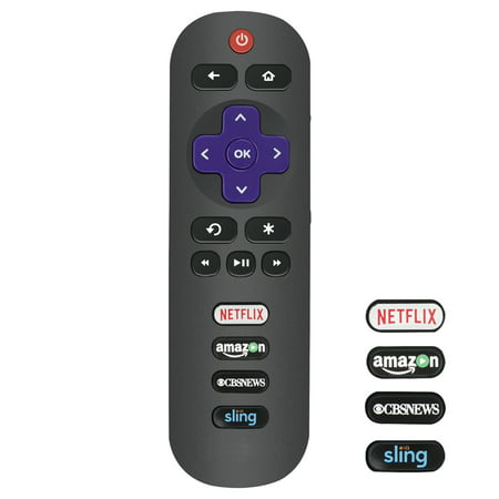 New RC280 for TCL Roku TV Remote Control with Netflix Amazon CBS Sling TV