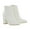 White, variant on Womens High Block Heel Ankle Boots