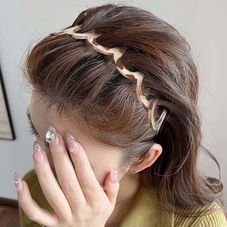 Korean Style Reversible U-Shape Hair Headband for Women Non-Slip Hair Accessory 1c41e451-6f4e-40bf-9443-  main image 4