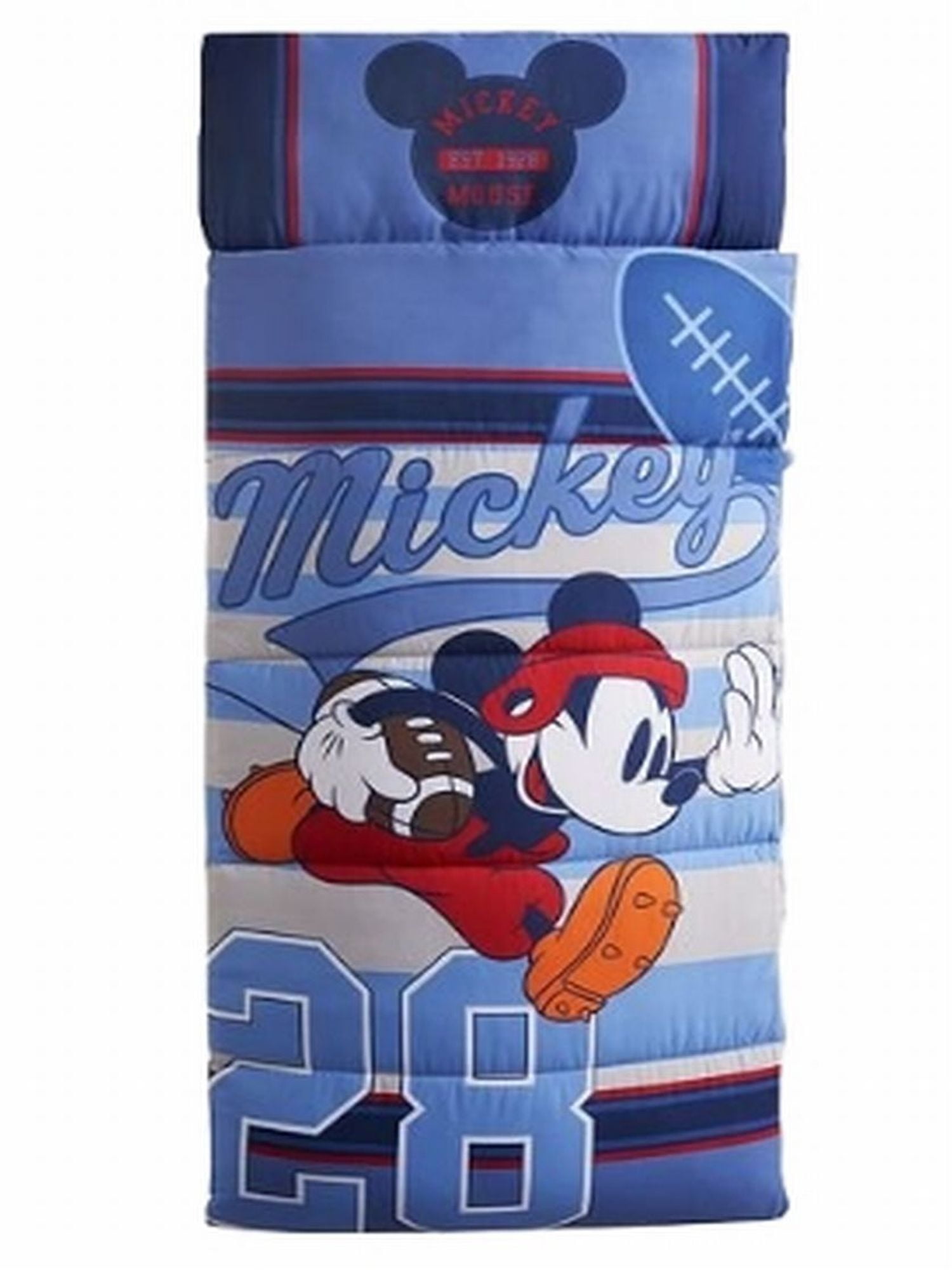 Sleeping Bag Disney Mickey Mouse Slumber Set Hamper And Flashlight New 