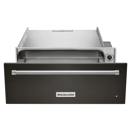 KitchenAid - 27" Warming Drawer with Slow Cook Warming and PrintShield Finish - Black Stainless Steel