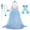 Light Blue, variant on Aximioll Little Girls Fairy Tale Princess Dress, Halloween Party Elegant Princess Dress up Clothes with Accessories, Toddler Princess Cosplay Outfits for Girls Age 2 - 12 Years, Sky Blue/110